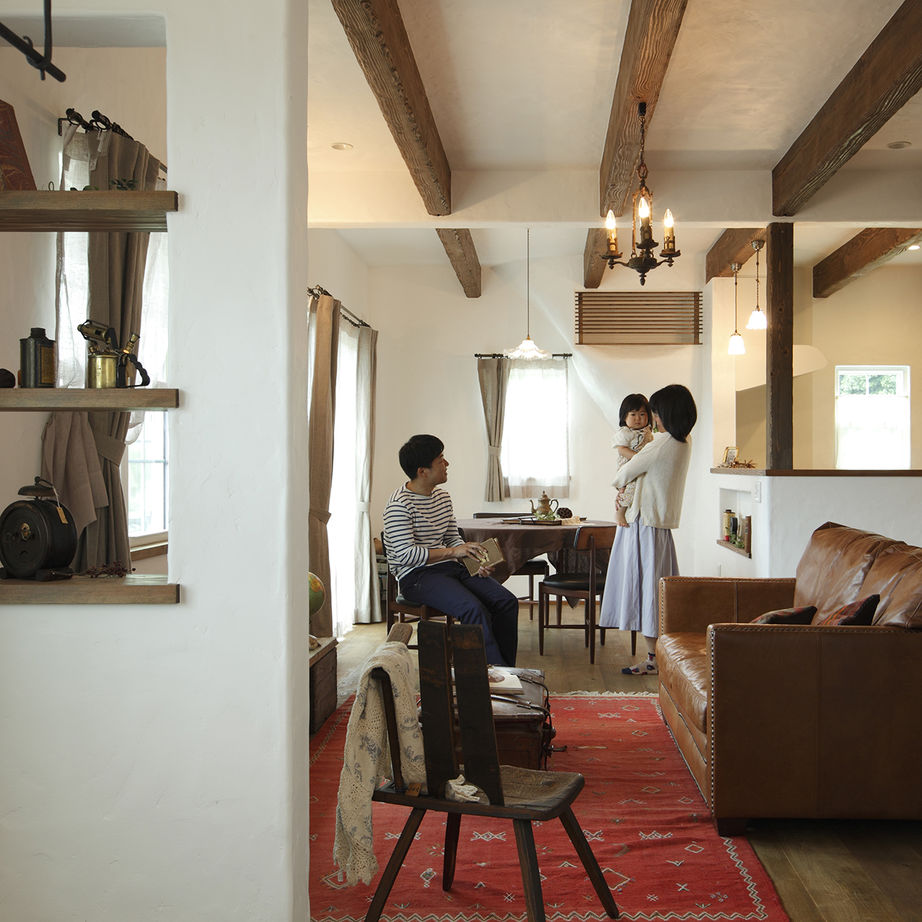 ラフェルム　札幌 「フランスの片田舎に暮らす」がコンセプトのアンティークな新築住宅の建築実例画像2