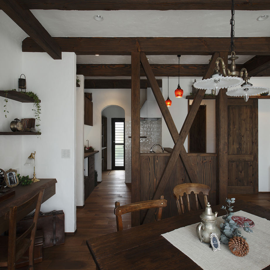 ラフェルム　札幌 無垢材などの自然素材に囲まれて生活することで、心が落ち着き、子どもも伸び伸びと成長の建築実例画像2