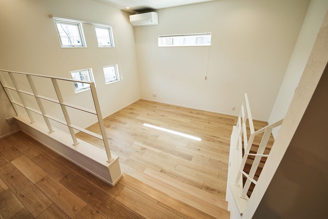 ダイケンアーキテクツ 家事をしていても家族を身近に感じる毎日。スキップフロアでつながる住まいの建築実例画像4