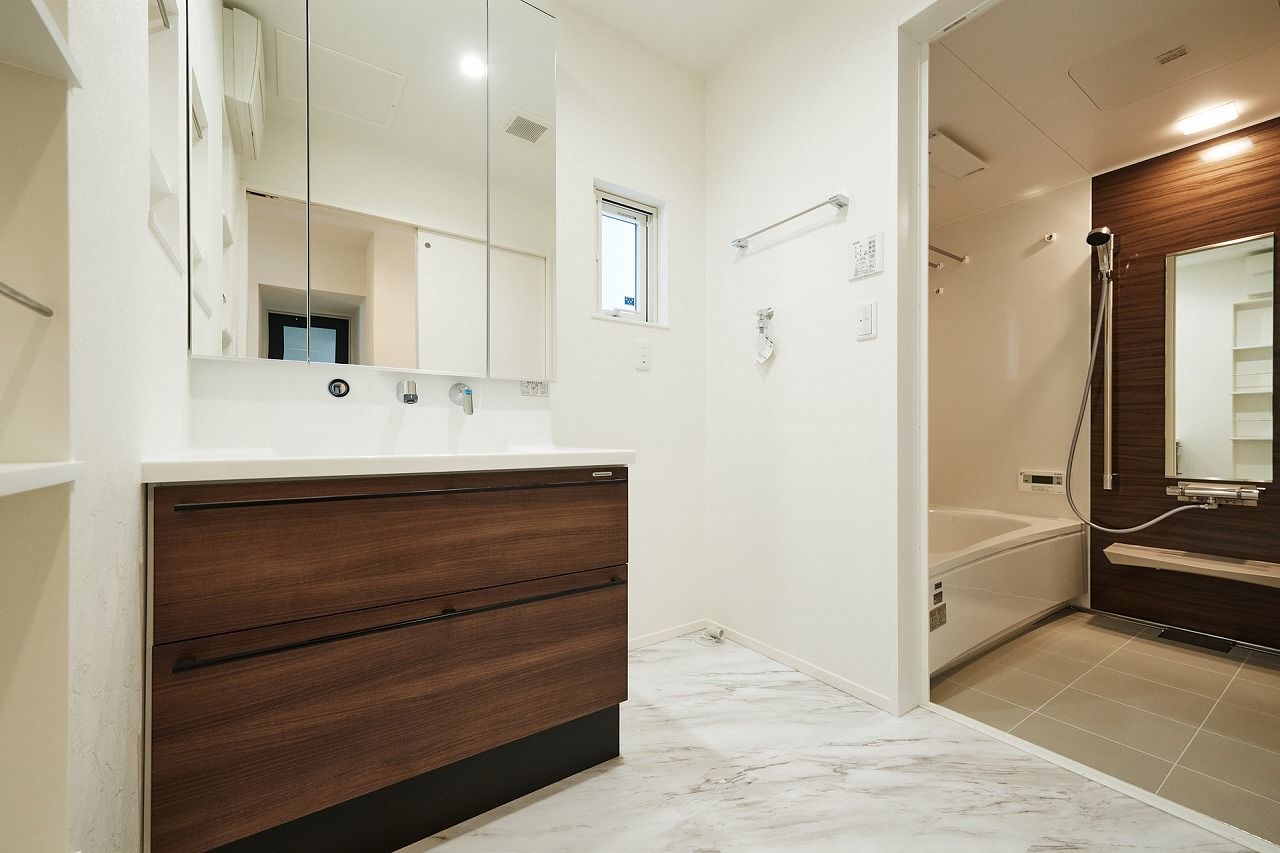 ダイケンアーキテクツ 家事をしていても家族を身近に感じる毎日。スキップフロアでつながる住まいの建築実例画像8