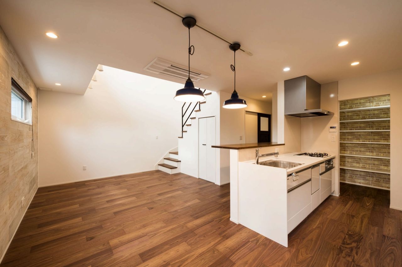 ダイケンアーキテクツ ショコラブラウンに彩られたスイートな住まいの建築実例画像2