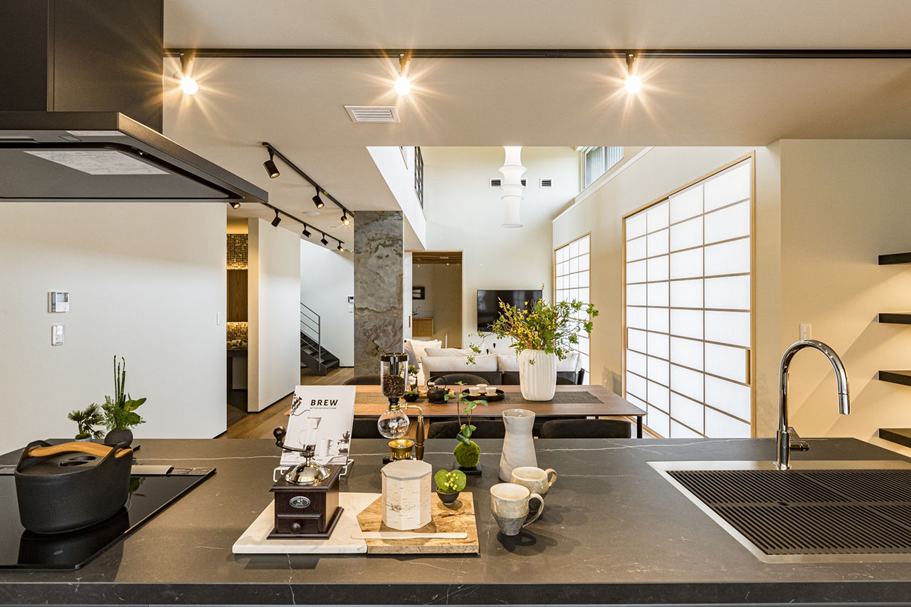 Lien建築設計(旧サロンナビ) いつの時代にも喜ばれる、飽きのこないデザインと暮らしやすい動線が快適な和モダン住宅の建築実例画像4