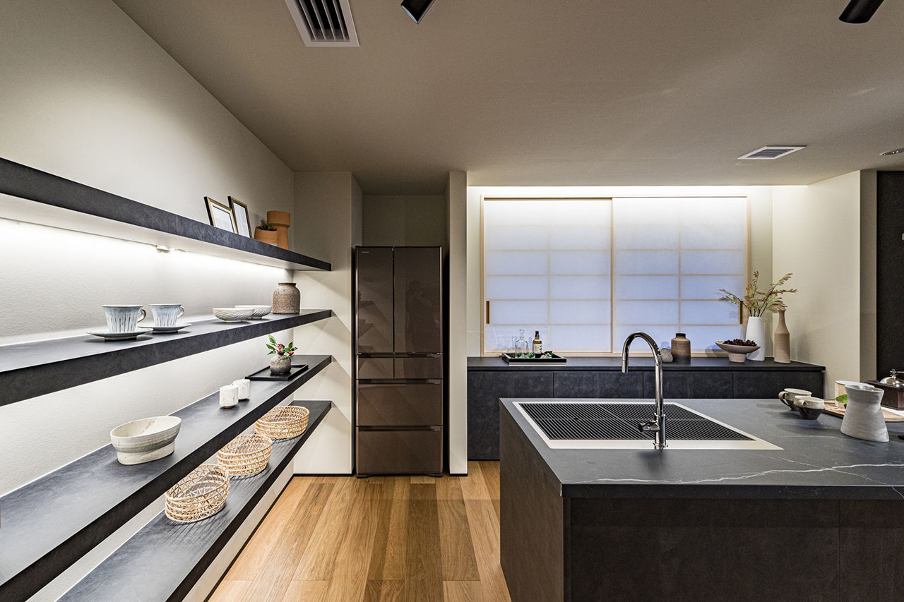 Lien建築設計(旧サロンナビ) いつの時代にも喜ばれる、飽きのこないデザインと暮らしやすい動線が快適な和モダン住宅の建築実例画像8