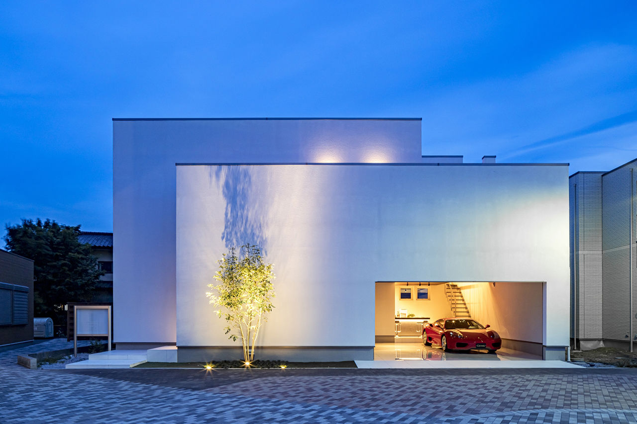 Lien建築設計(旧サロンナビ) 【ガレージ】趣味を暮らしの一部とし、心豊かに過ごせる空間。愛車をより身近に感じられるガレージハウスの建築実例画像10