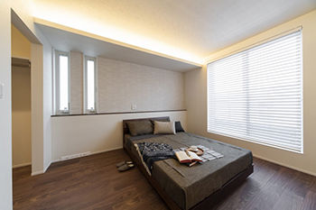 成友建設 【3200～3299万円】富山の伝統工芸品の組子、着色真鍮を使用した深みのある内観の建築実例画像6