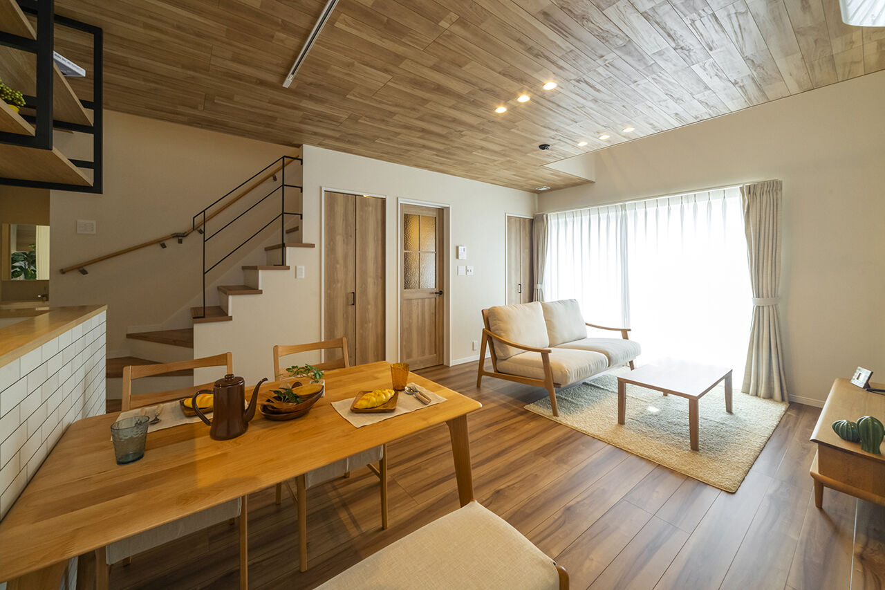 ４u DESIGN HOUSE（フォーユーデザインハウス） 【高山市｜2000万円台｜30坪台】心地よい毎日を叶える、ナチュラルな雰囲気の吹抜けリビングの家の建築実例画像5