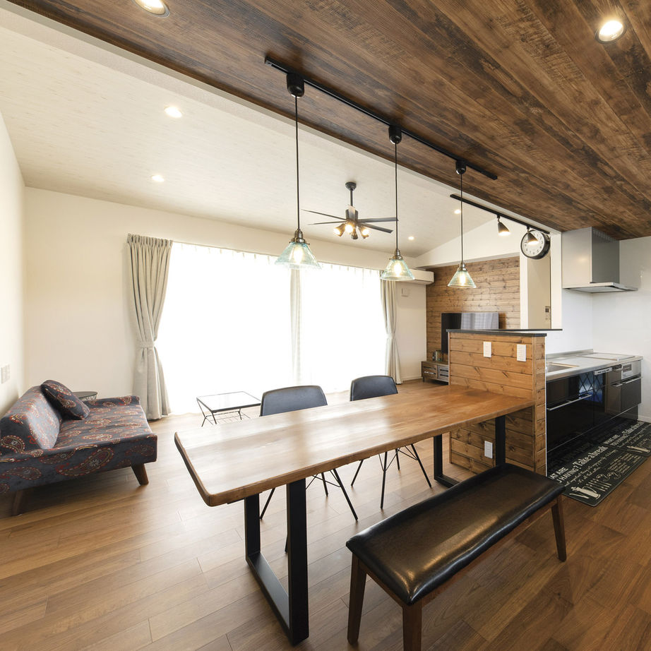 東海住宅　エンジョイホーム 平屋32坪｜DIY・アウトドアを愉しむ｜収納力抜群｜ヴィンテージ風｜スタッフと創り上げた理想の一邸！の建築実例画像4