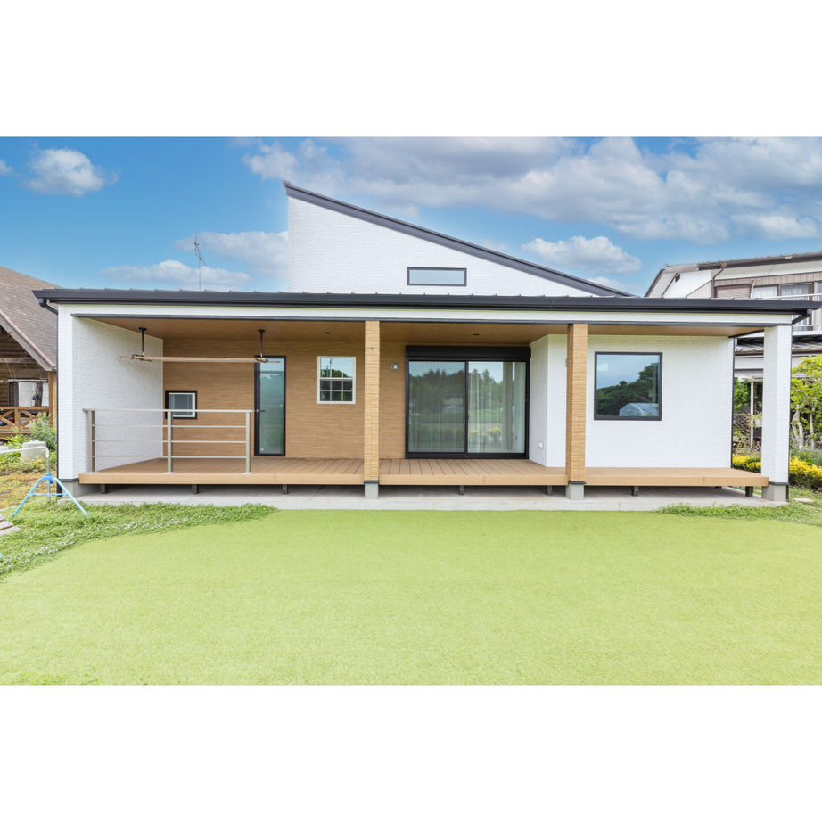 東海住宅　エンジョイホーム 平屋36坪｜収納充実｜使いやすさを重視した家事動線や回遊動線｜広々ウッドデッキやヌックなどこだわり満載の建築実例画像2