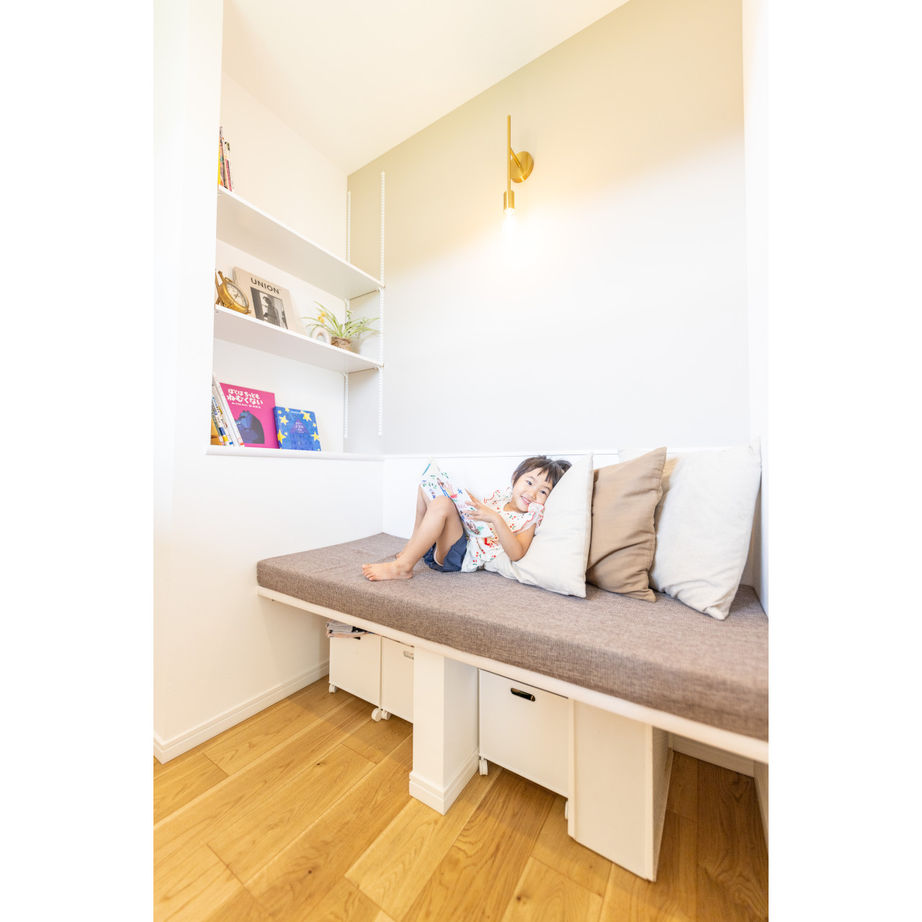 東海住宅　エンジョイホーム 平屋36坪｜収納充実｜使いやすさを重視した家事動線や回遊動線｜広々ウッドデッキやヌックなどこだわり満載の建築実例画像7