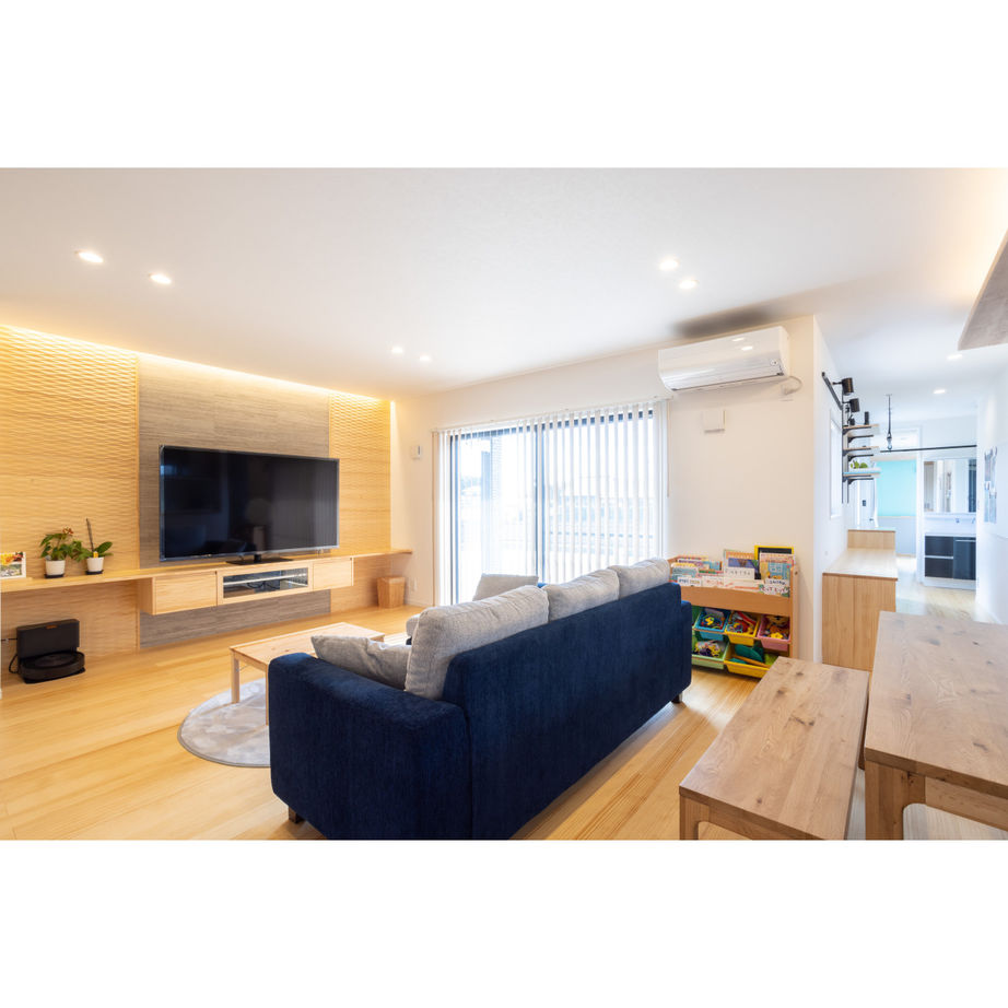 東海住宅　エンジョイホーム 平屋39坪｜豊富に無垢材使用｜リビング中心設計｜癒しとやさしい時間が流れるお家の建築実例画像6