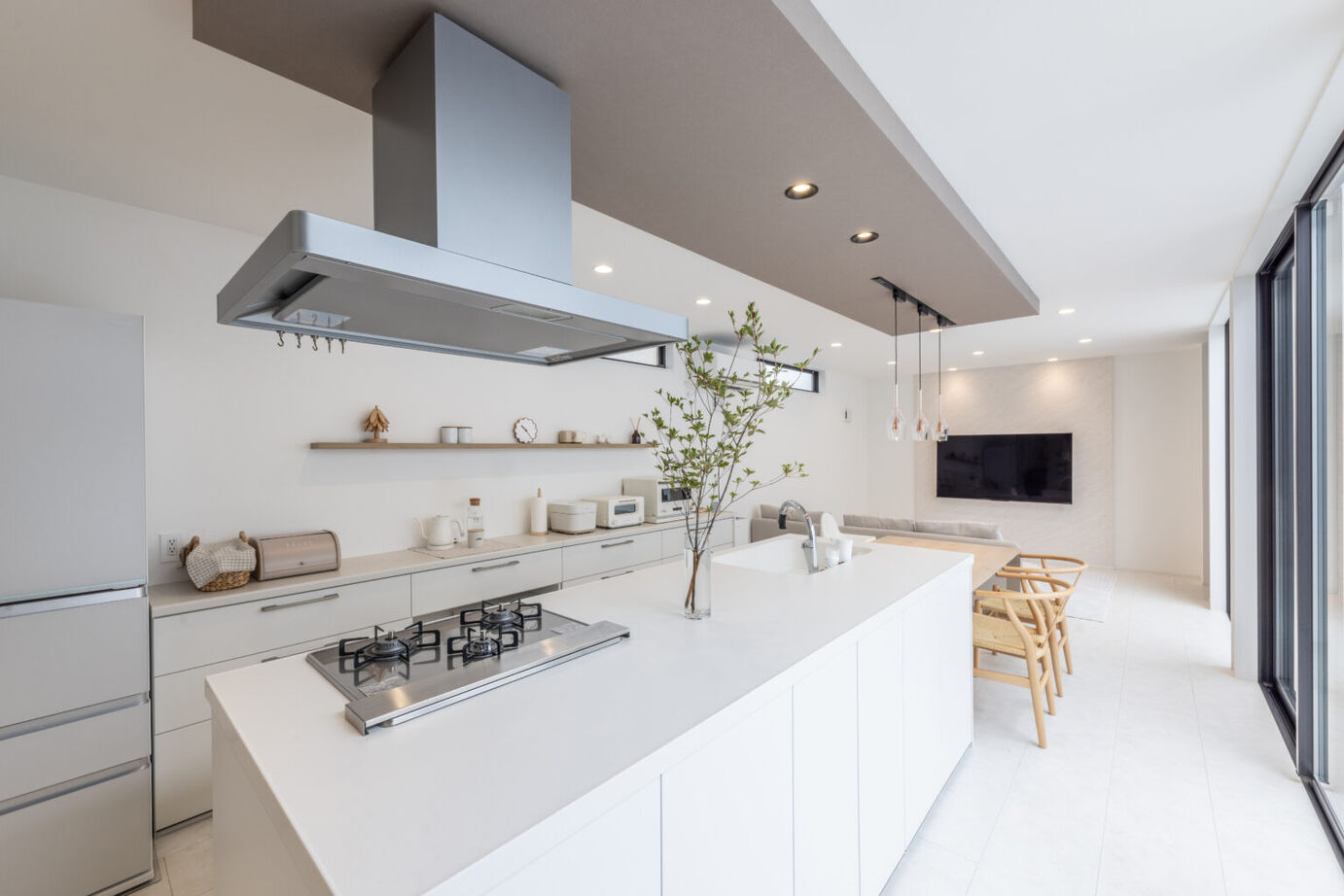 東海住宅　エンジョイホーム 平屋｜中庭｜ロの字｜ゆったりLDK｜プライバシーと開放感を両立した家族でくつろげる住まいの建築実例画像5