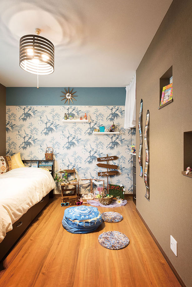 田原建設 【2175万円】５人家族がいい距離感で暮らす伸びやかな家。アウトドアリビング感覚のテラスも快適の建築実例画像9