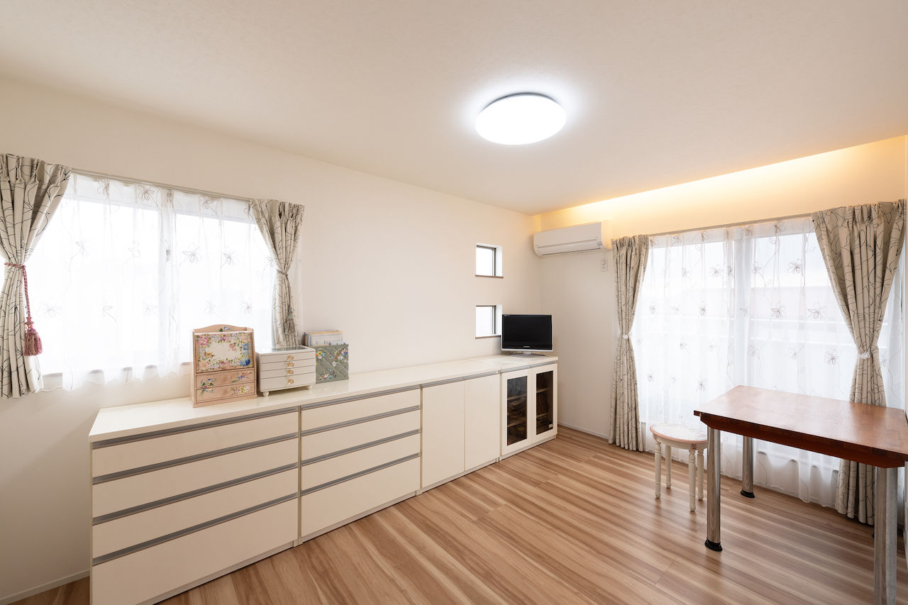 田原建設 【2000万円台/大阪/長期優良住宅】間取りや照明計画がお気に入り。広々LDK＆音楽ルームが魅力の開放的な家の建築実例画像5