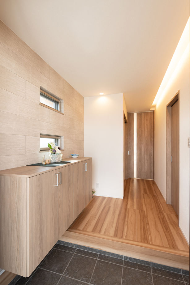 田原建設 【2000万円台/大阪/長期優良住宅】間取りや照明計画がお気に入り。広々LDK＆音楽ルームが魅力の開放的な家の建築実例画像9