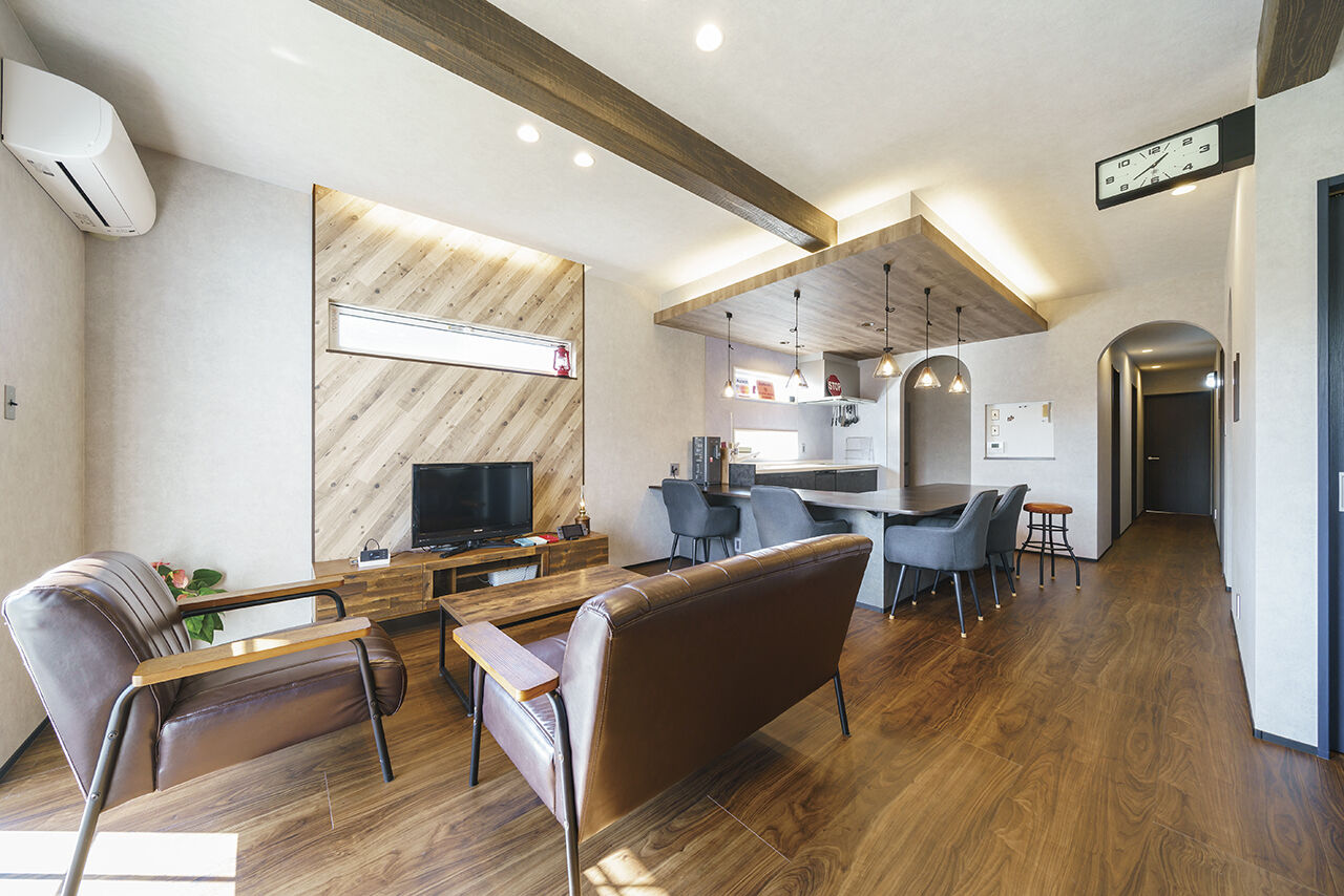 田原建設 【1762万円／京都／長期優良住宅】夢を全部詰め込んだアメリカンスタイルの平屋。ドッグランで愛犬も笑顔にの建築実例画像3