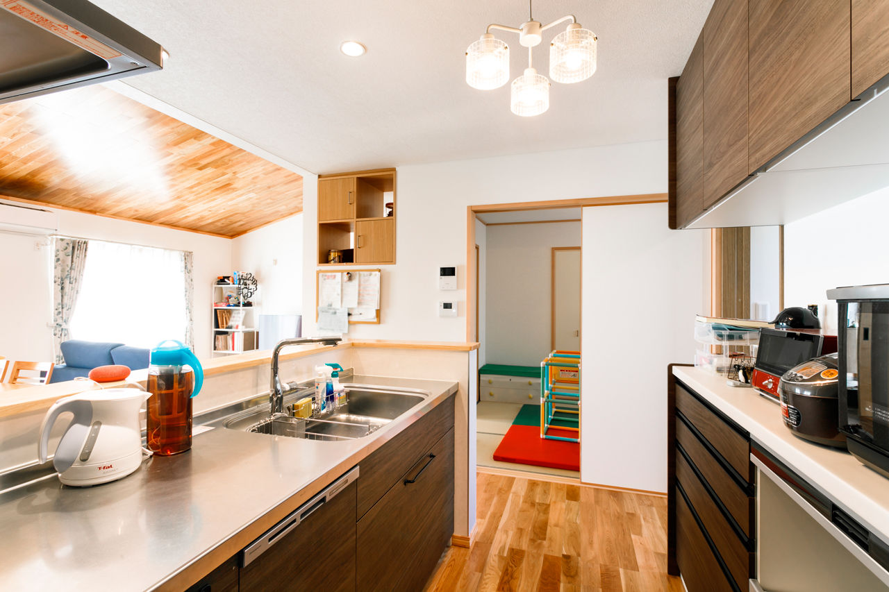 矢橋林業　矢橋の家 【平屋/3000万円台/50坪台/間取り図】本好きにはたまらない専用ルームも！収納たっぷり子育てハウスの建築実例画像7