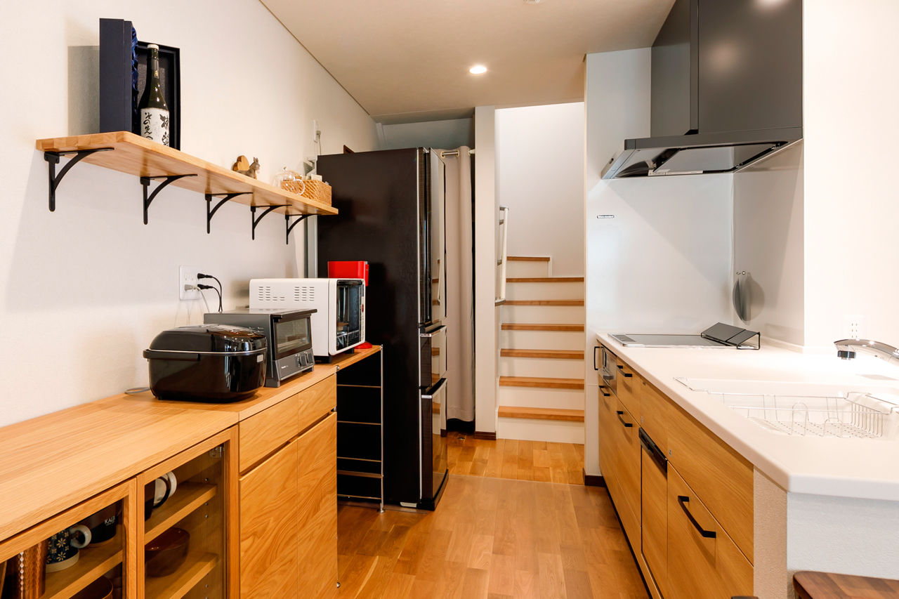 矢橋林業　矢橋の家  【2000万円台/4LDK/平屋風/注文住宅/間取り図】家事ラクな家。廊下やドアを減らしてコストダウンに成功！ の建築実例画像10