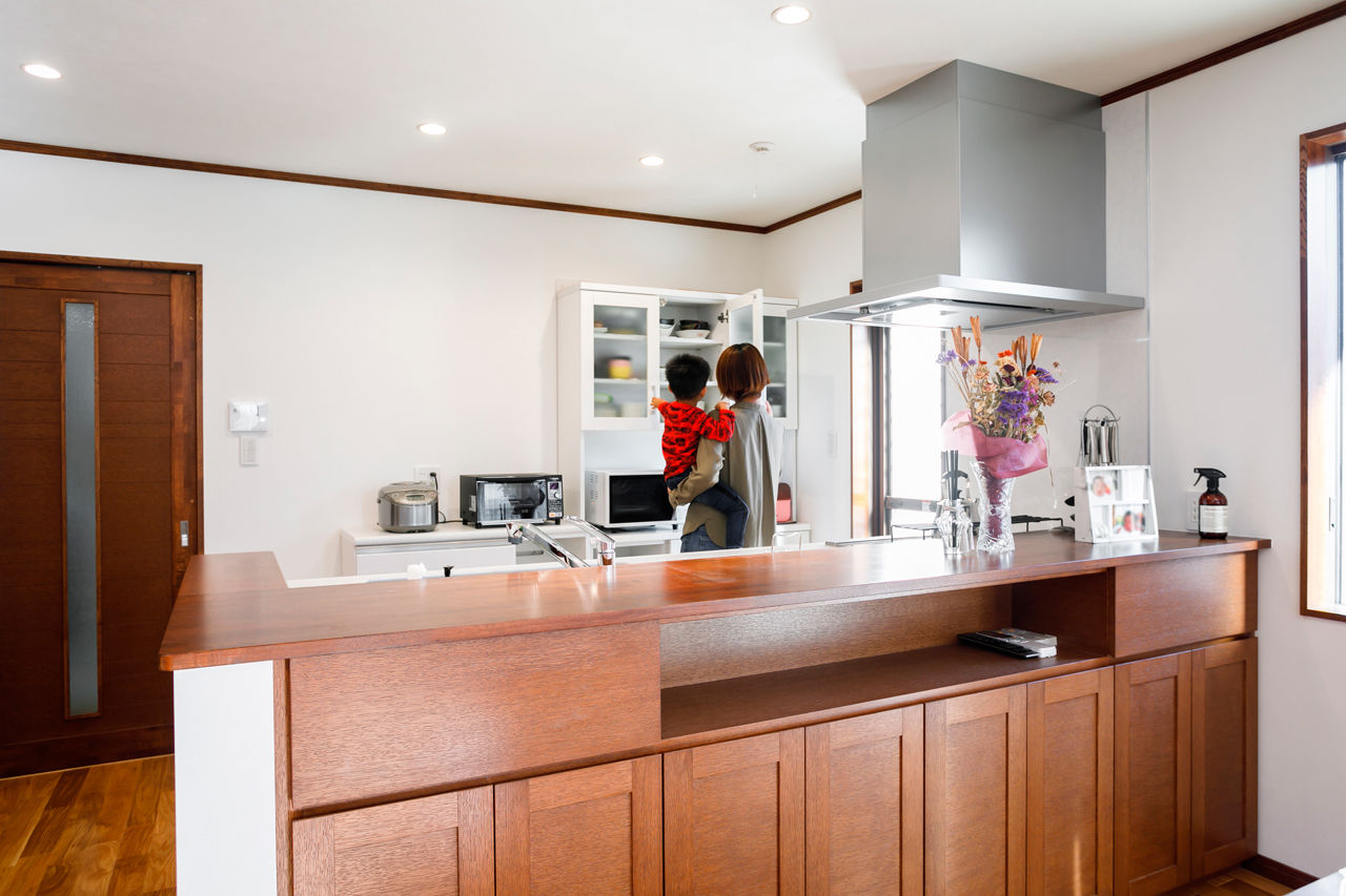 矢橋林業　矢橋の家 【3000万円台/4LDK/50坪台/間取り図】木と石と土のクラシカルな佇まい。家事ラクも叶えた洋風モダンな家の建築実例画像5