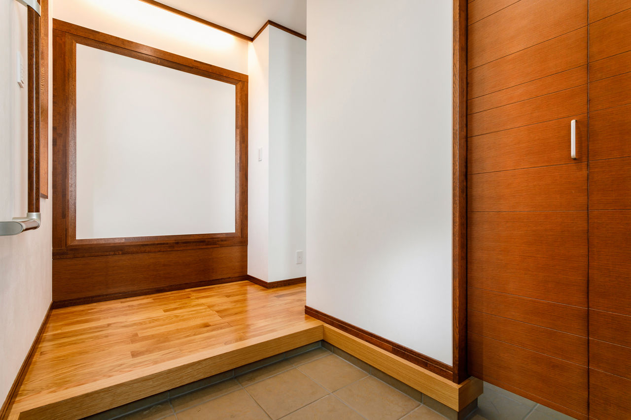 矢橋林業　矢橋の家 【3000万円台/4LDK/50坪台/間取り図】木と石と土のクラシカルな佇まい。家事ラクも叶えた洋風モダンな家の建築実例画像6