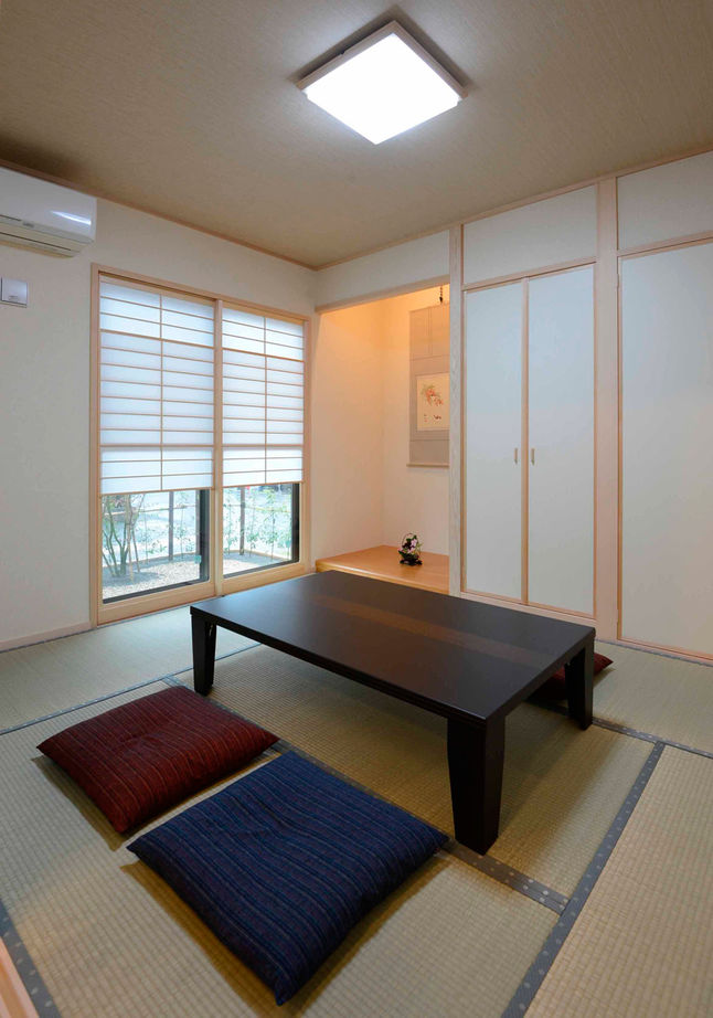 矢橋林業　矢橋の家 【2000万円台/平屋/和モダン/間取り図】掘りごたつのダイニングでほっこり。60代夫妻の「これからの家」の建築実例画像10