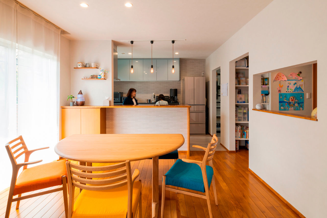 矢橋林業　矢橋の家 【岐阜県｜間取り有】テーマは「子どもが楽しく過ごせる家」。桜が見えるウッドデッキではBBQ三昧！の建築実例画像4