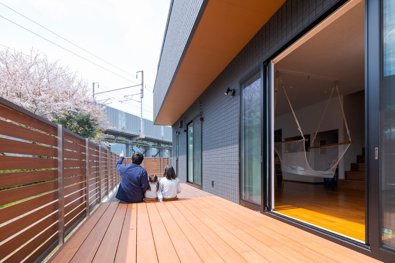 矢橋林業　矢橋の家 【岐阜県｜間取り有】テーマは「子どもが楽しく過ごせる家」。桜が見えるウッドデッキではBBQ三昧！の建築実例画像5