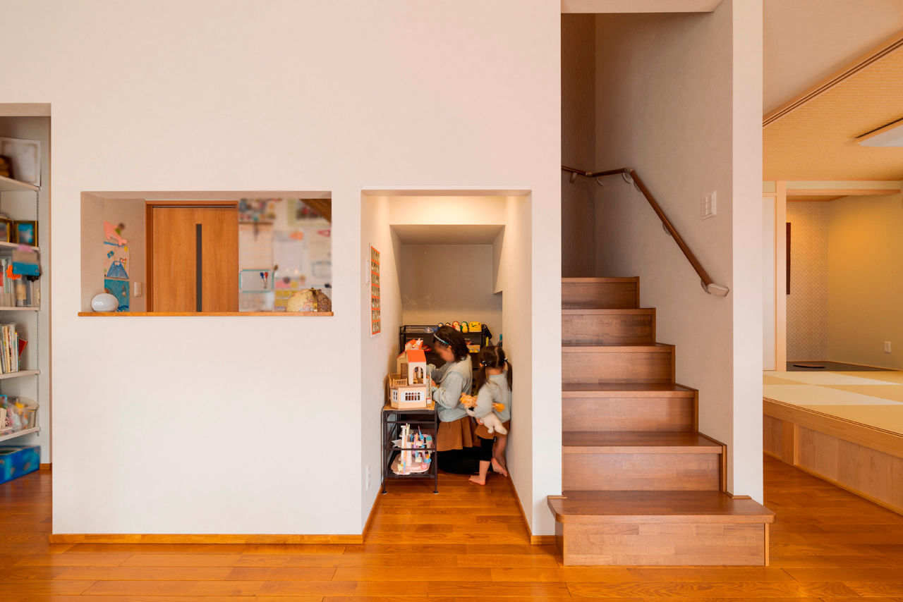 矢橋林業　矢橋の家 【岐阜県｜間取り有】テーマは「子どもが楽しく過ごせる家」。桜が見えるウッドデッキではBBQ三昧！の建築実例画像6