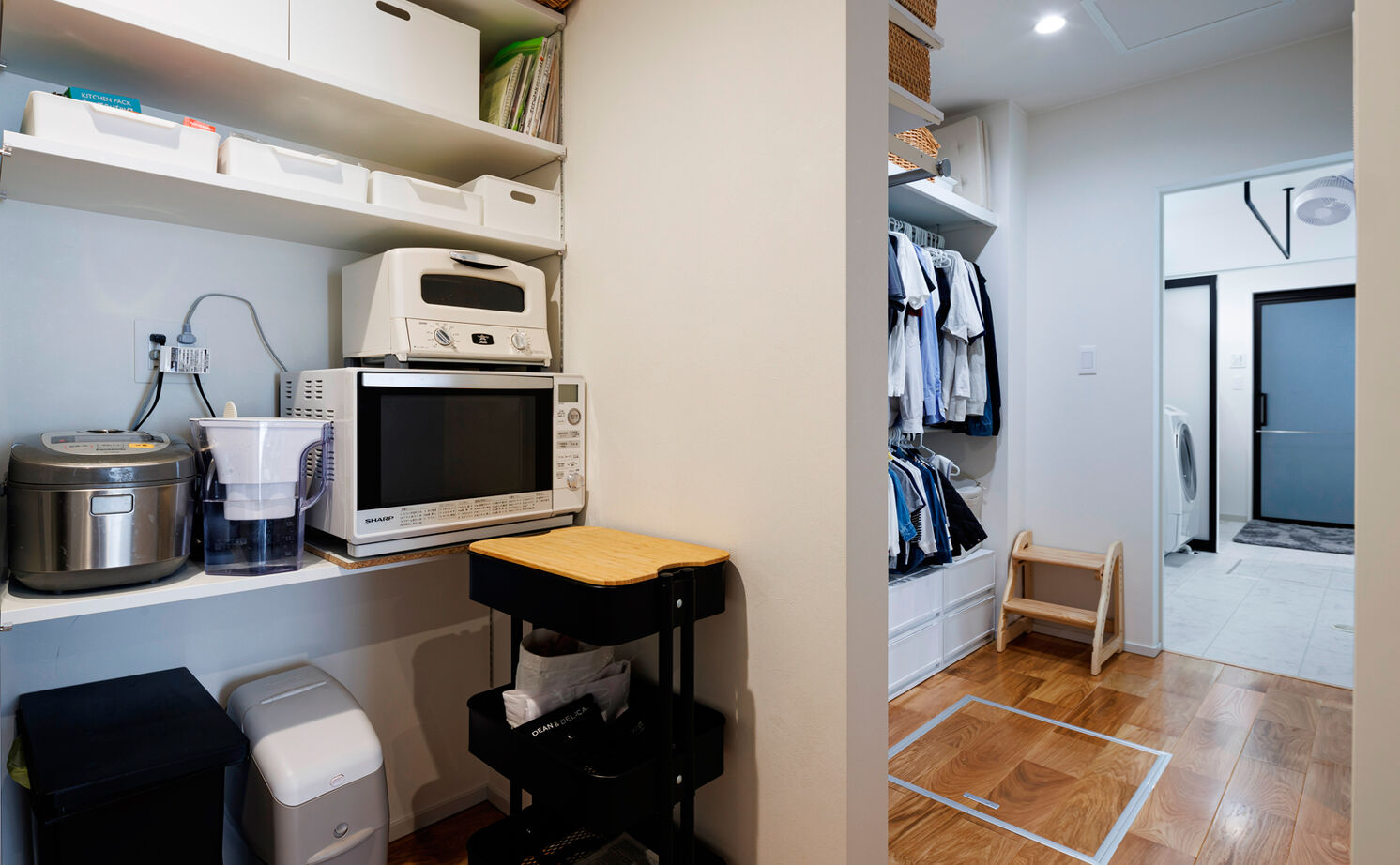 矢橋林業　矢橋の家 【2000万円台/30坪台/間取り図】グレーに木の温もりをプラス。「この動線のおかげで家事ラクが叶いました」の建築実例画像4