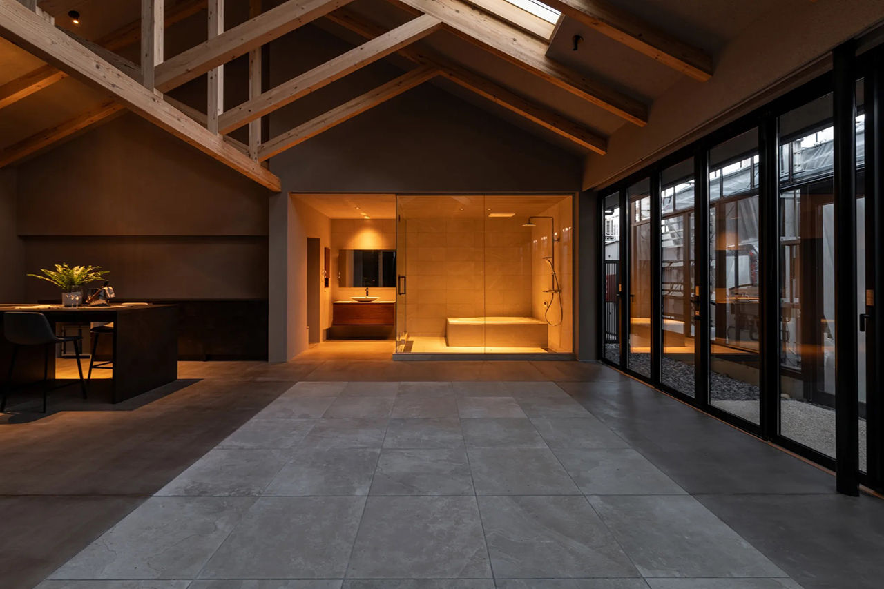 ｌａ ＣＡＳＡ　(ラ・カーサ) 【名古屋市/インナーガレージ/トラス構造/大空間/天窓】愛車と過ごせる上質なガレージハウスの建築実例画像3