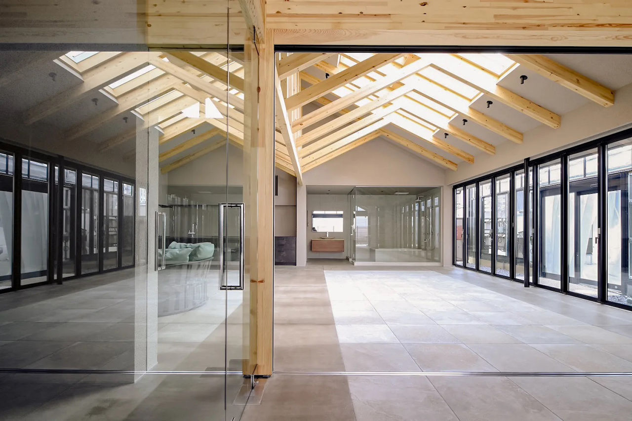 ｌａ ＣＡＳＡ　(ラ・カーサ) 【名古屋市/インナーガレージ/トラス構造/大空間/天窓】愛車と過ごせる上質なガレージハウスの建築実例画像4