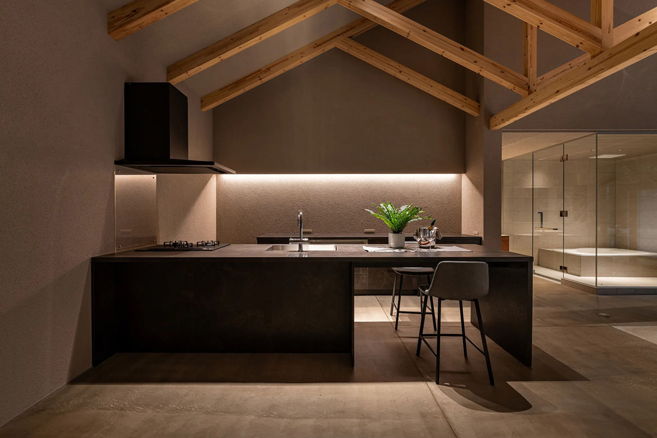 ｌａ ＣＡＳＡ　(ラ・カーサ) 【名古屋市/インナーガレージ/トラス構造/大空間/天窓】愛車と過ごせる上質なガレージハウスの建築実例画像8