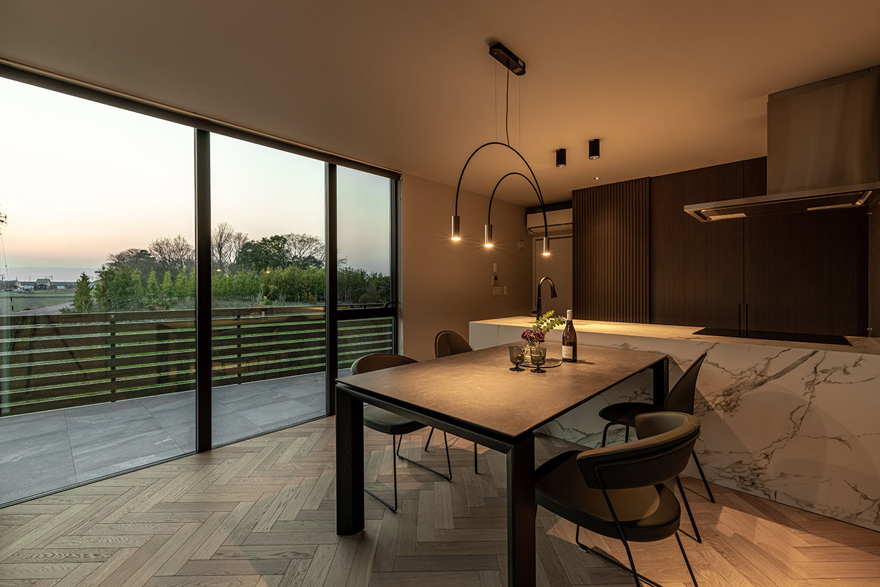 ｌａ ＣＡＳＡ　(ラ・カーサ) 【稲沢市/プライベートガーデン/吹き抜け】緑の景観を眺めながらティータイムやホームパーティーを愉しむ家の建築実例画像6