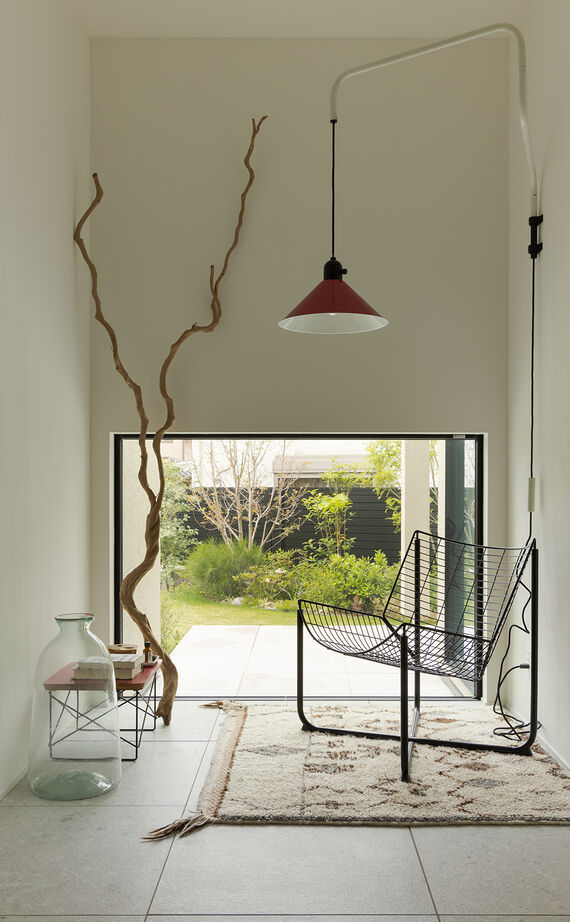 スタジオカーサ　一級建築士事務所 【5120万円/48坪/移住】木×ガラスブロック×タイルなど異素材をMIXした空間。全館空調も心地よさをプラスの建築実例画像4