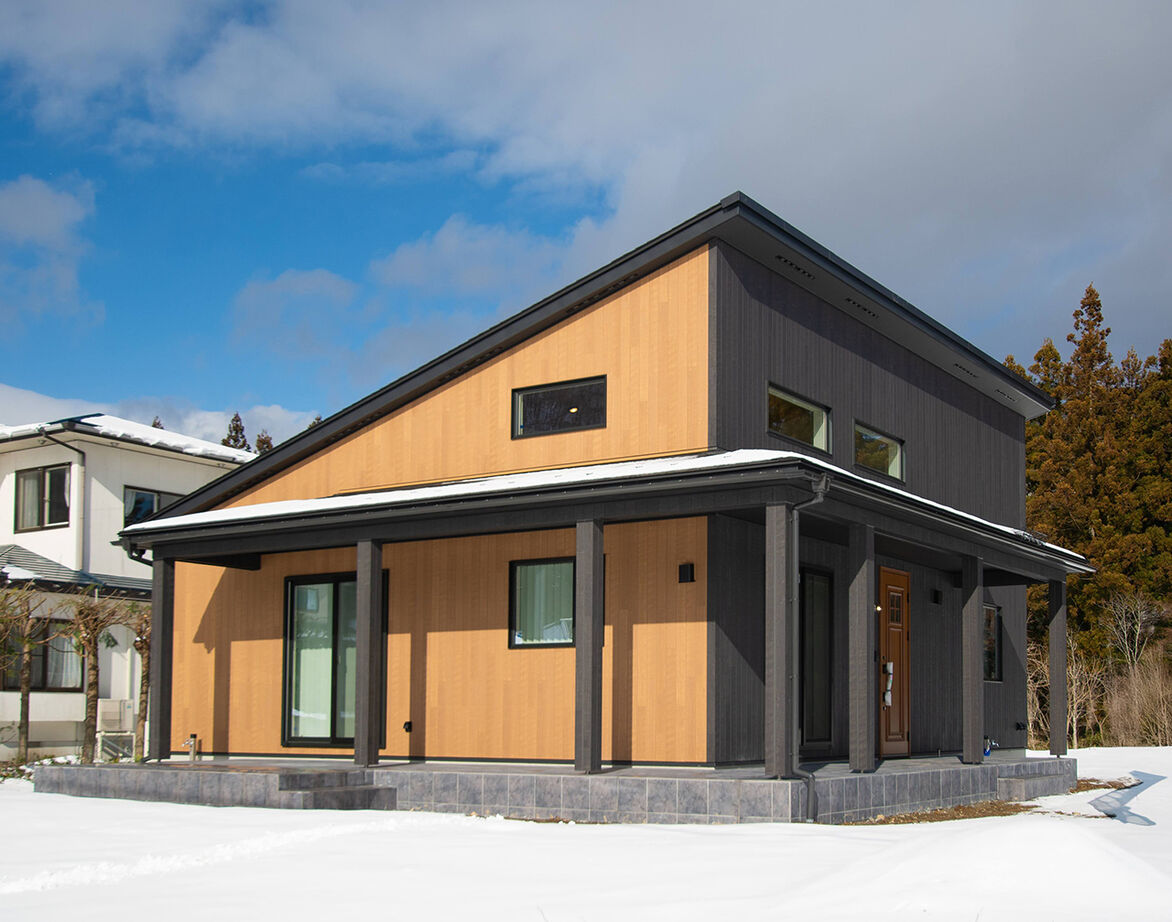 セルコホーム 東北 【平屋／家事動線】自然ゆたかなロケーションでアウトドアを存分に楽しめる、心地よい平屋の建築実例画像