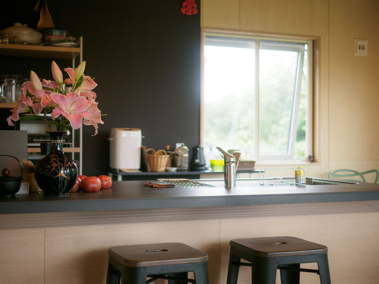 晃和住宅 【狭小地×ペットと暮らす×2階リビング】ニセコの大自然に溶け込み眺望にこだわった"Happy"な木の家の建築実例画像3