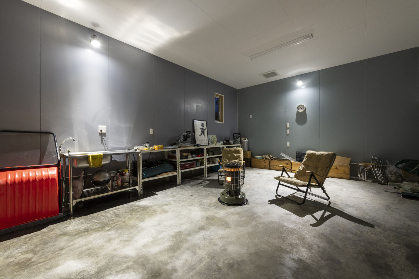 DAhome　(ディーエーホーム) 間取り図有　砂川　ガレージから始まる家づくり。ビルドインガレージと１．５階で家族が共に暮らしを楽しむの建築実例画像2