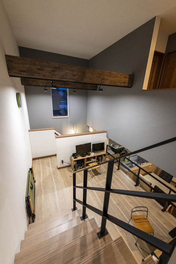 DAhome　(ディーエーホーム) 間取り図有　砂川　ガレージから始まる家づくり。ビルドインガレージと１．５階で家族が共に暮らしを楽しむの建築実例画像7