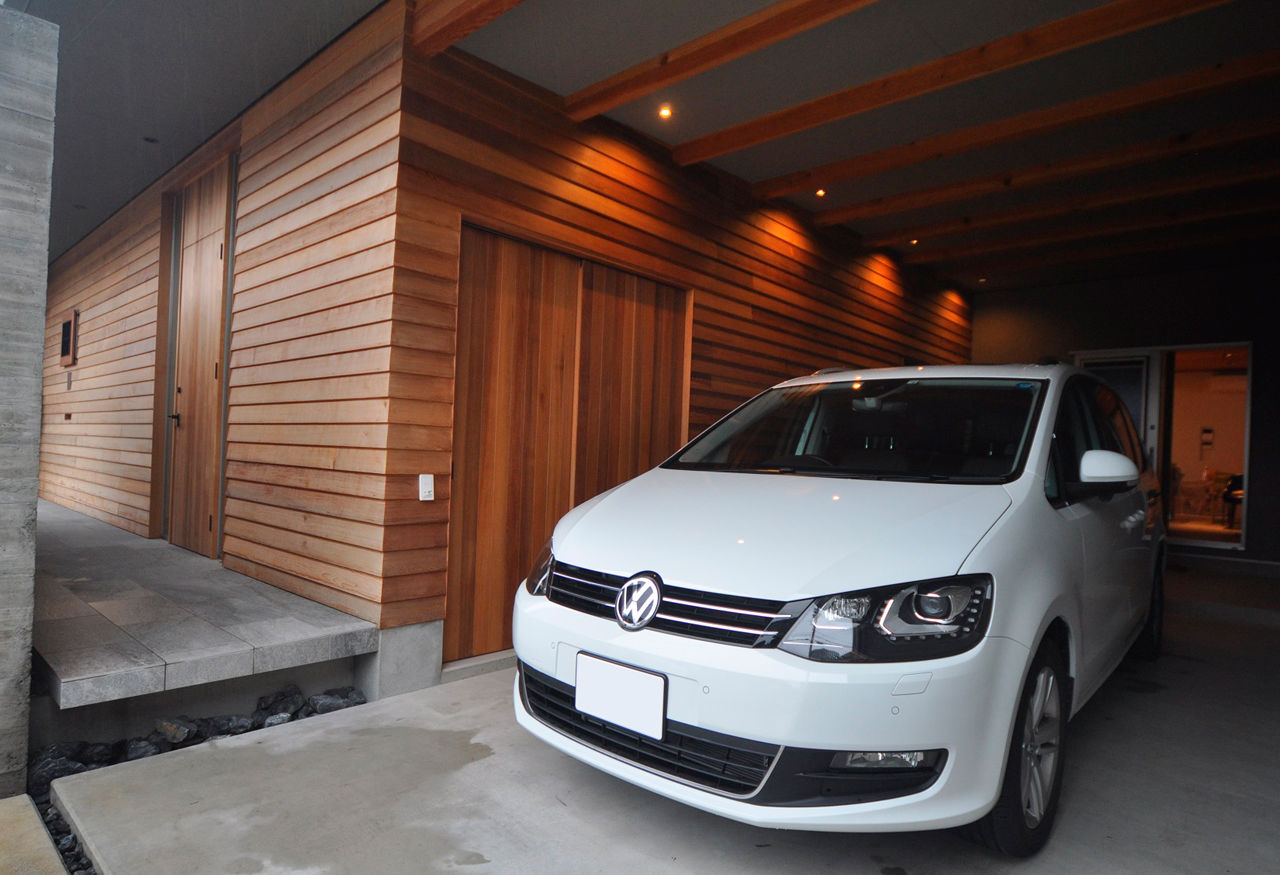 厚見建設工業 【岐阜×平屋×ビルトインガレージ×間取図有】防音室対応のスタジオで趣味時間を愉しむ家の建築実例画像2