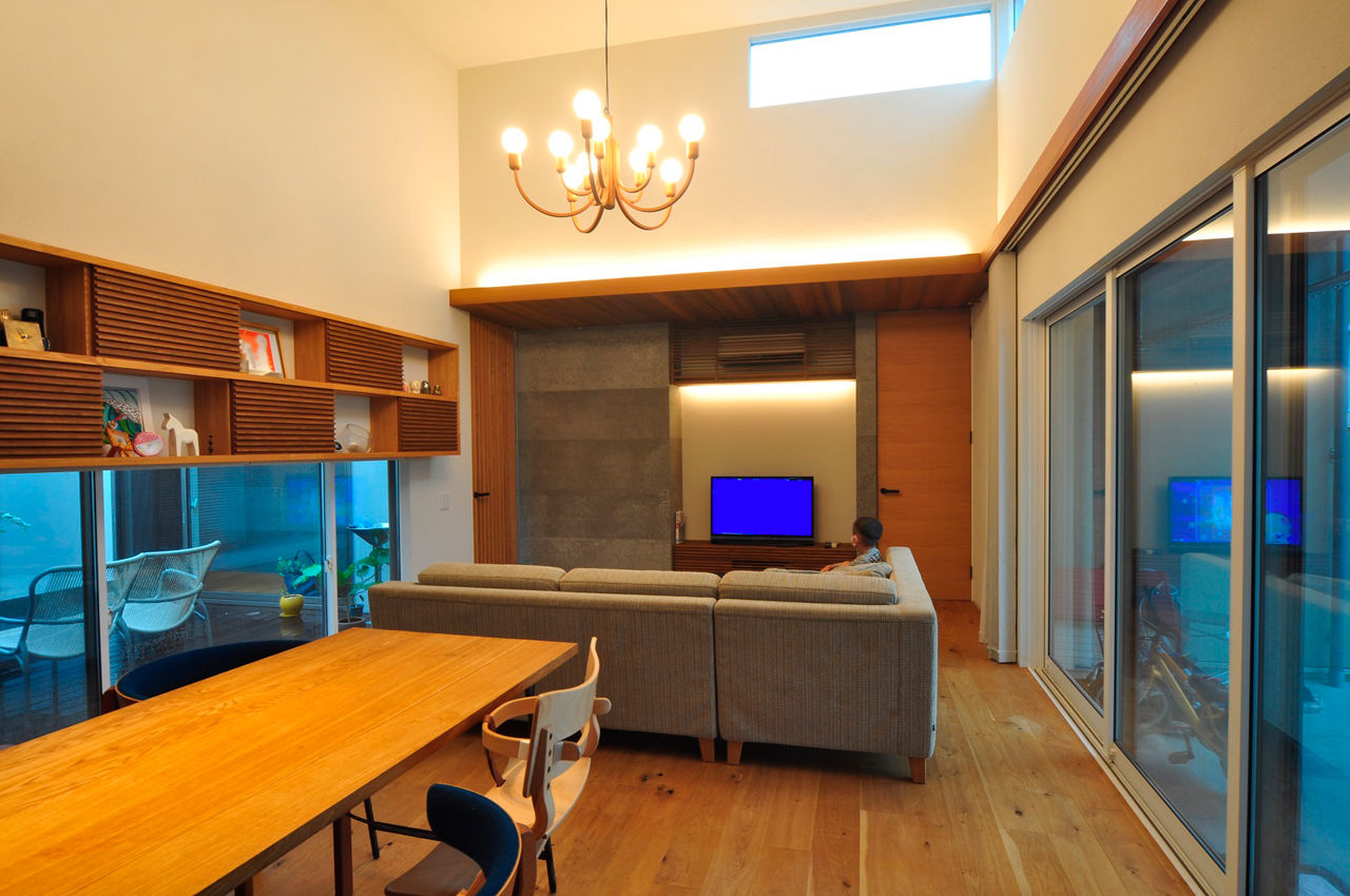 厚見建設工業 【岐阜×平屋×ビルトインガレージ×間取図有】防音室対応のスタジオで趣味時間を愉しむ家の建築実例画像5