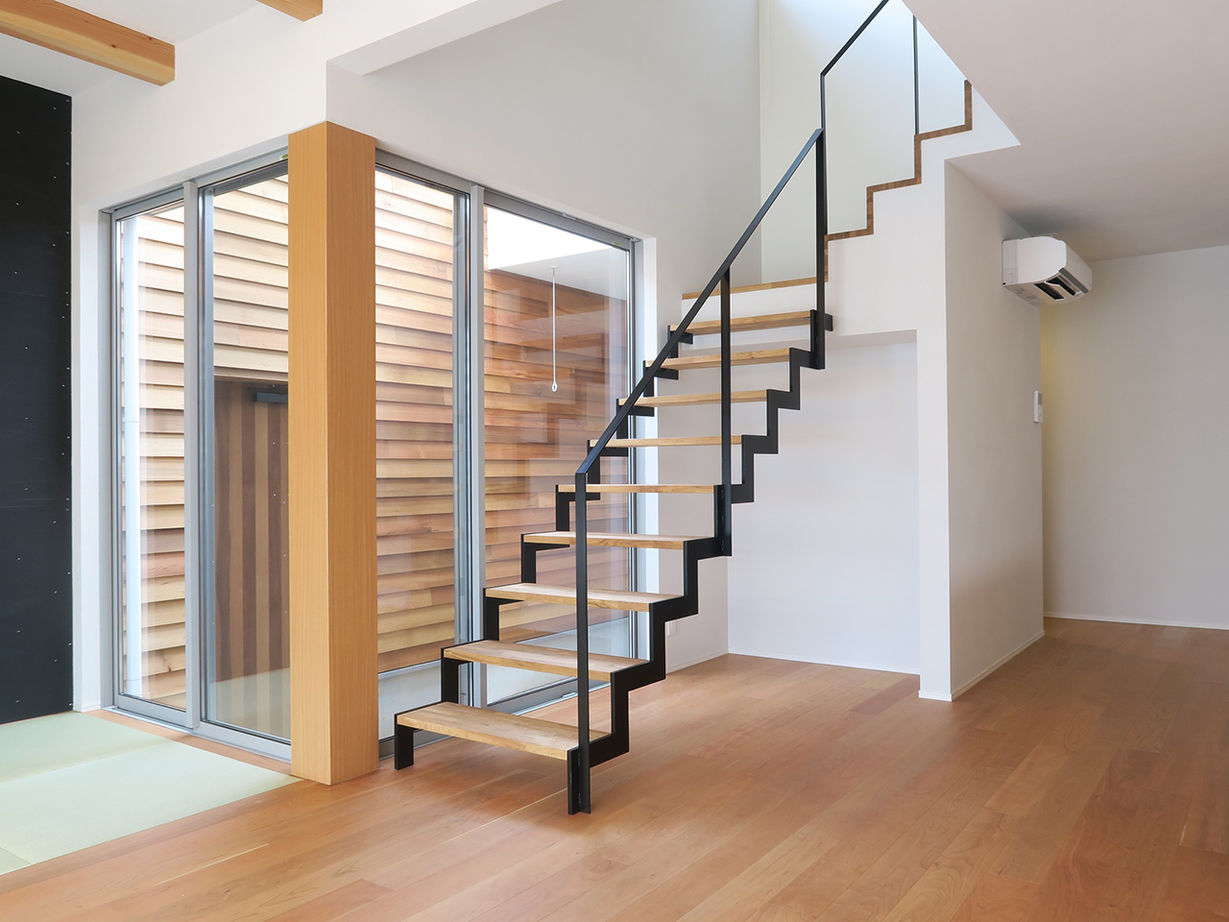 厚見建設工業 【2000万円台/岐阜市/間取り図有】造作キッチン、ボルダリング壁、中庭、わくわくが詰まった家の建築実例画像4