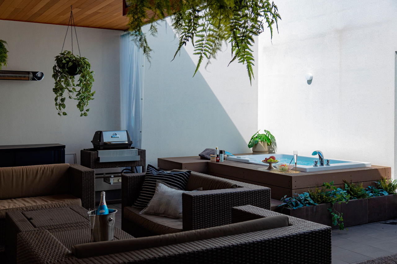 vacances東海 by stylecasa 【ビルトインガレージ×サウナ×66坪｜間取り有】ラグジュアリーリゾートの寛ぎで、常に帰りたくなる家にの建築実例画像6