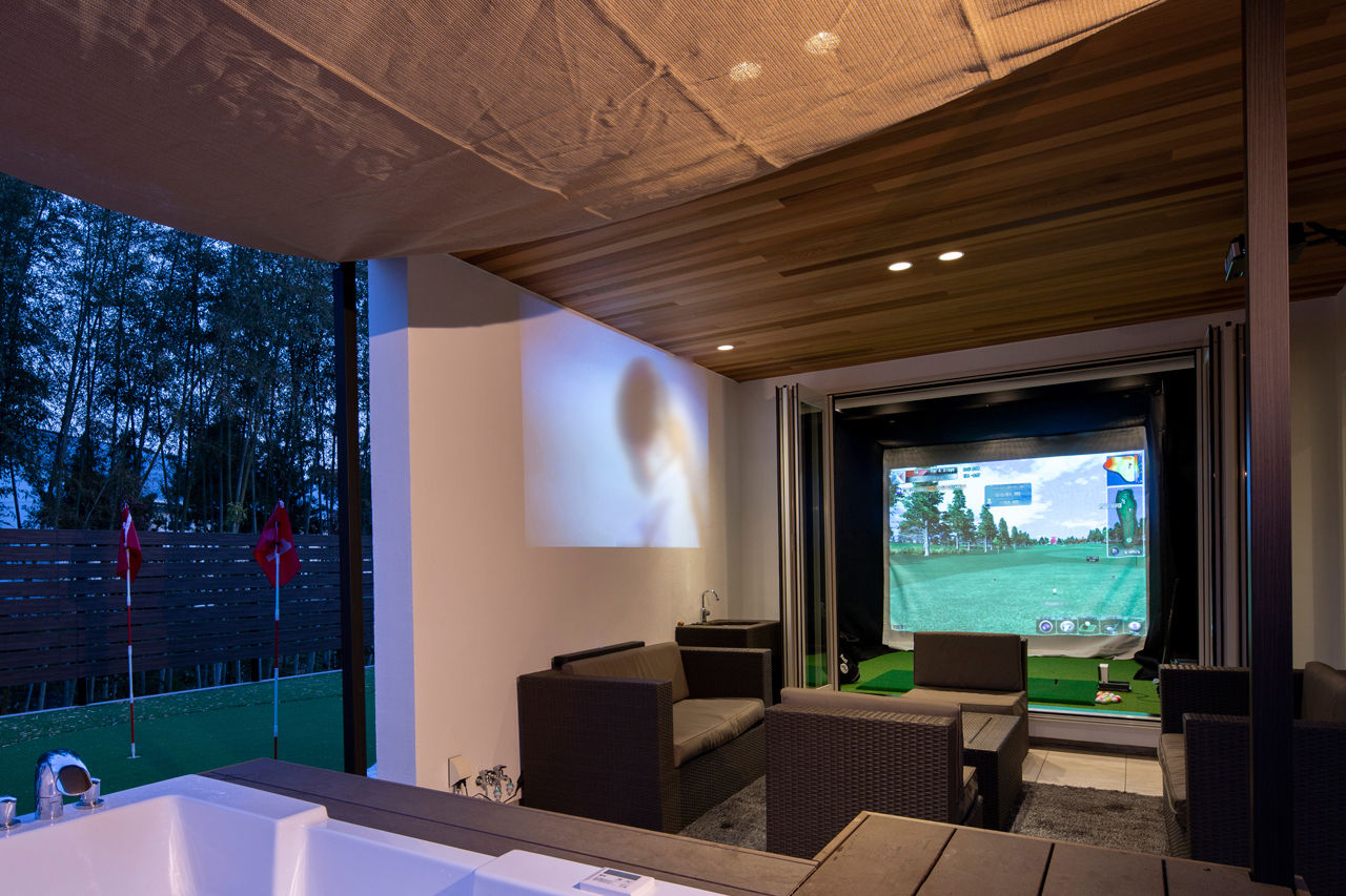 vacances東海 by stylecasa 【浜松市｜ビルトインガレージ×50坪｜間取り有】迎賓の間を1階に、絶景ダイニングを2階に構えた湖畔の邸宅の建築実例画像6