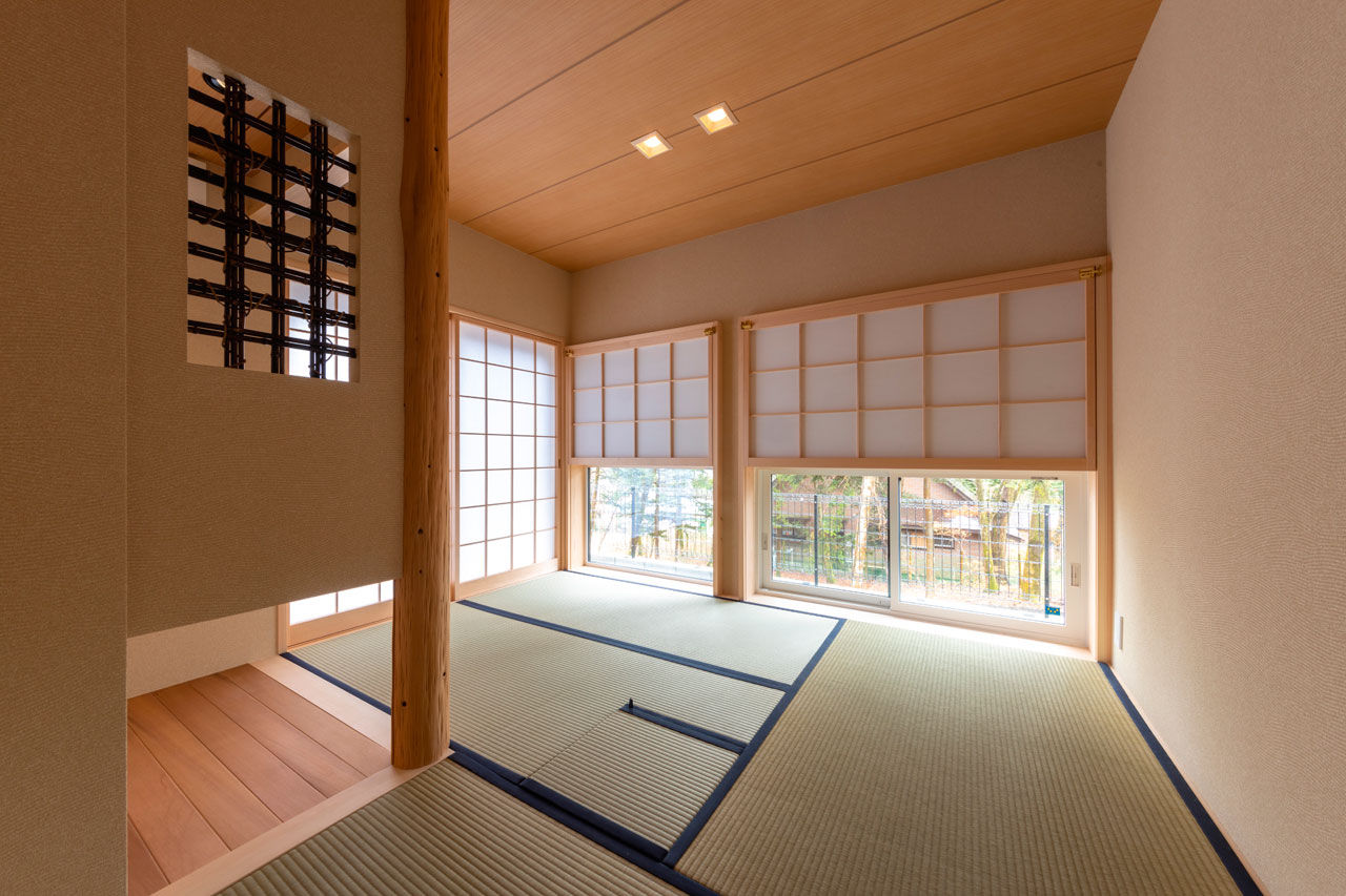 vacances東海 by stylecasa 【静岡県｜平屋×ビルトインガレージ×68坪｜間取り有】大自然の傾斜地を生かしたスキップフロアで視線広々の建築実例画像8