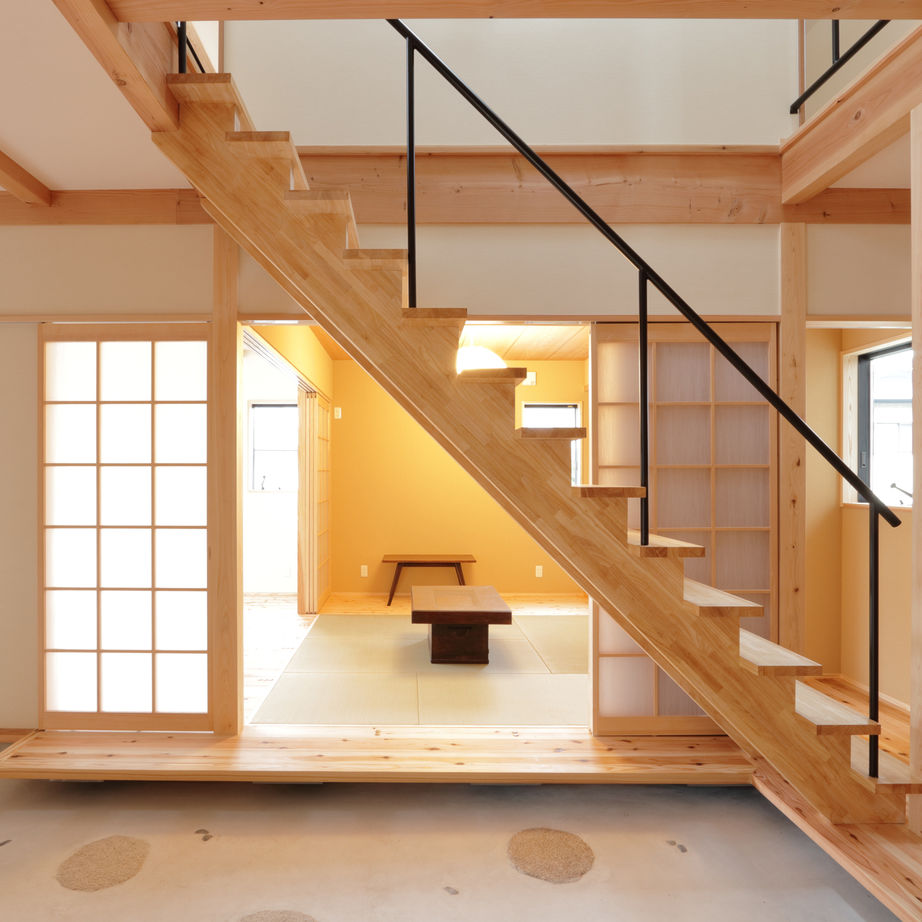 アトリエ・クラッセ 一級建築士事務所 京都・宇治 │2000万円台　玄関土間を中心に居住空間が広がる！おしゃれで和の風情漂う家【間取り図有】の建築実例画像3