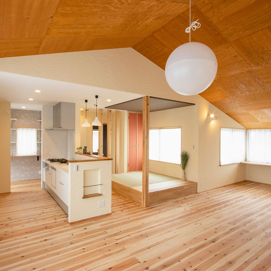 アトリエ・クラッセ 一級建築士事務所 京都・宇治｜2000万円台　高台の立地を活かし、2階リビングから眺望が楽しめて気持ちよく過ごせる家をの建築実例画像3