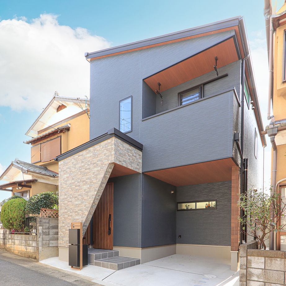 アトリエ・クラッセ 一級建築士事務所 京都・宇治｜1000万円台｜狭小｜間取図有　21坪の敷地に建つ、白×グレーのナチュラルデザインの家の建築実例画像9