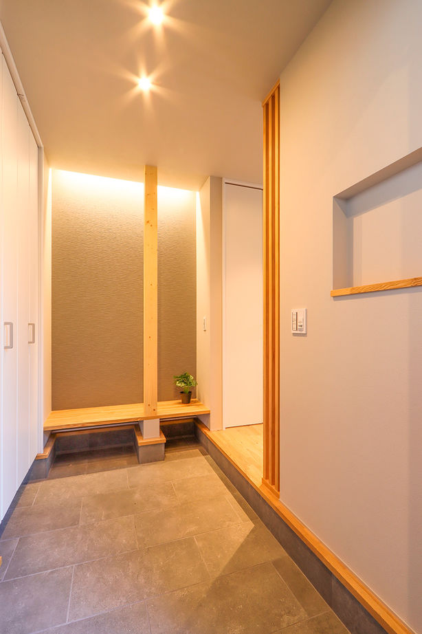 アトリエ・クラッセ 一級建築士事務所 京都・宇治市｜2900万円台 ナチュラルな風合いを漂わせたルーバー天井のある、シンプルモダンな家の建築実例画像10