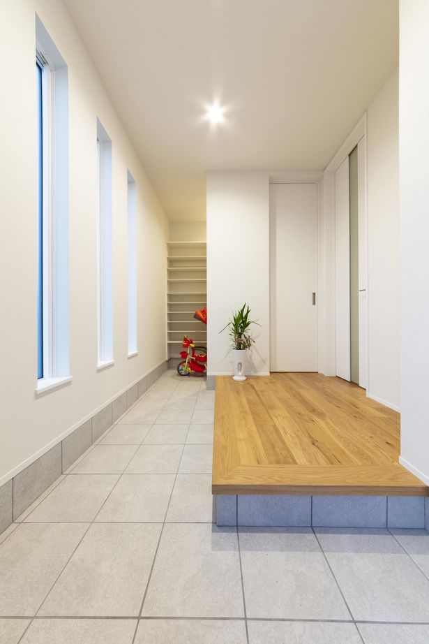 クリ英ター永和 【スキップフロア/2000万円台/37.2坪】シンプルなワンフロアでストレスフリーな暮らしの建築実例画像4