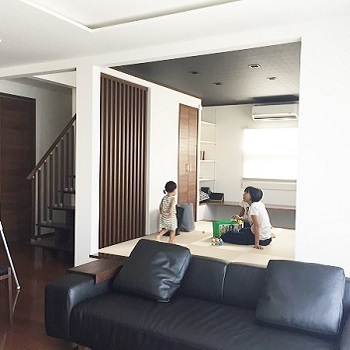 ユニバーサルホーム モダンな外観と快適な動線で暮らしやすい家の建築実例画像7