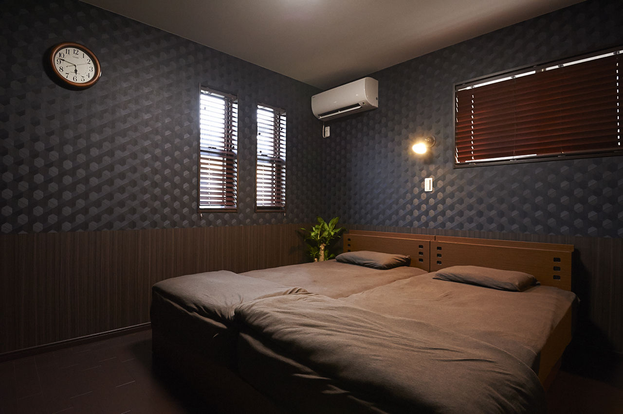 ユニバーサルホーム 【間取図/無垢床&床暖房/総タイル貼り】外壁も基礎も高耐久！お気に入りのデザインの家で長く安心しての建築実例画像6